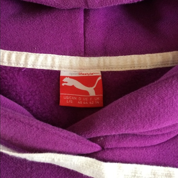 Very soft Puma hoodie. Size Large, EUC - Picture 5 of 6